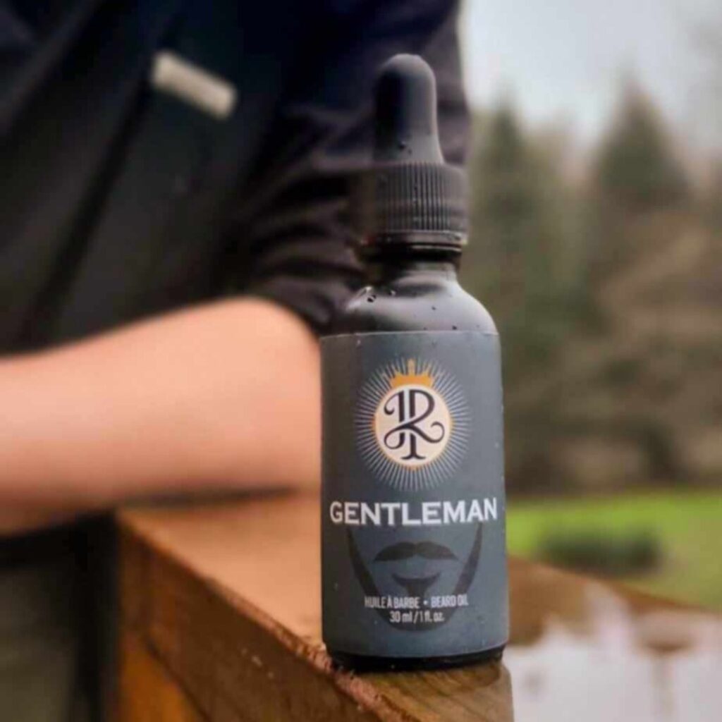 Huile à barbe gentleman Produits JR - Soins de la barbe pour hommes modernes
